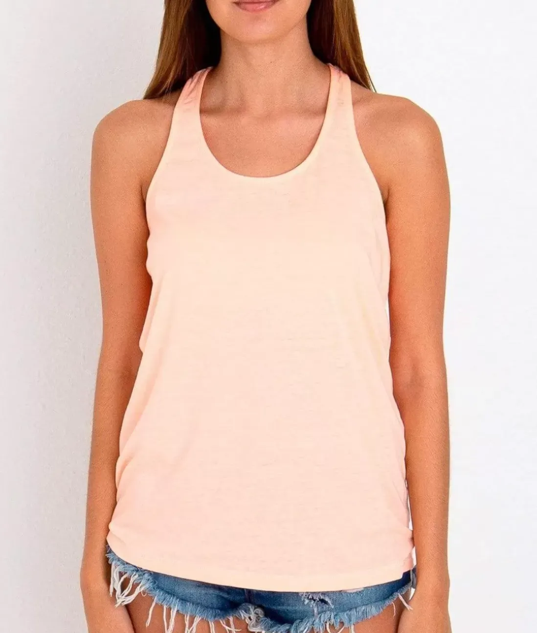 Women Nayked Apparel T-Shirts>Ladies Ridiculously Soft Knotted Racerback Tank
