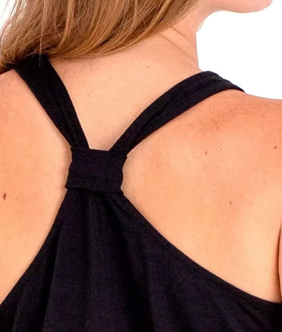 Women Nayked Apparel T-Shirts>Ladies Ridiculously Soft Knotted Racerback Tank