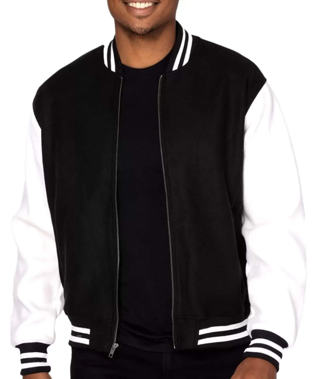 Men Nayked Apparel Outerwear>Legendary Wool Bomber Jacket