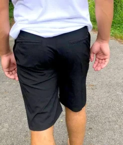 Men Nayked Apparel Swim>Men'S Black Hybrid Stretch Short