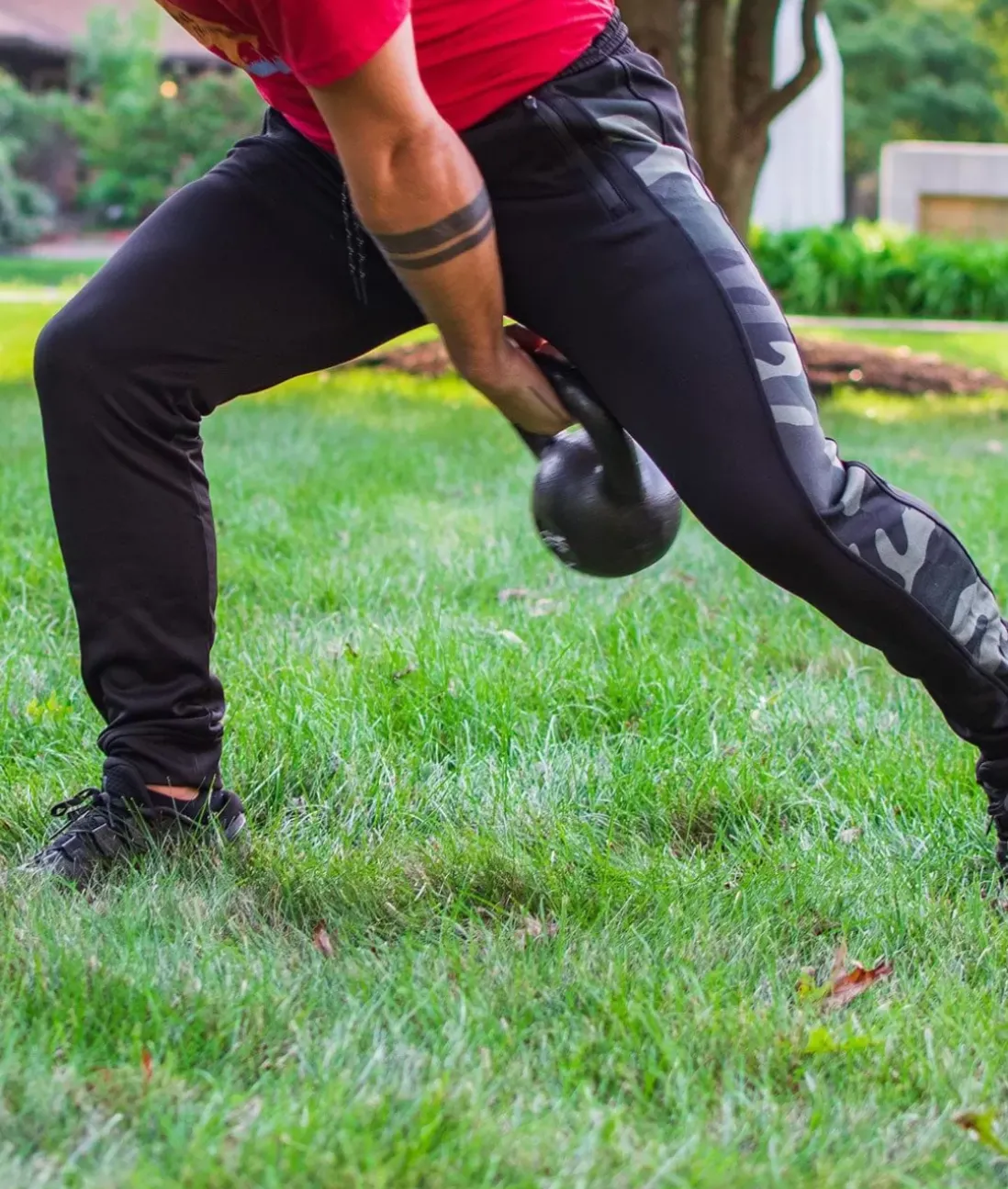 Men Nayked Apparel Workout Wear>Men'S Camo Panel Midweight Tech Fleece Active Jogger/Discontinued