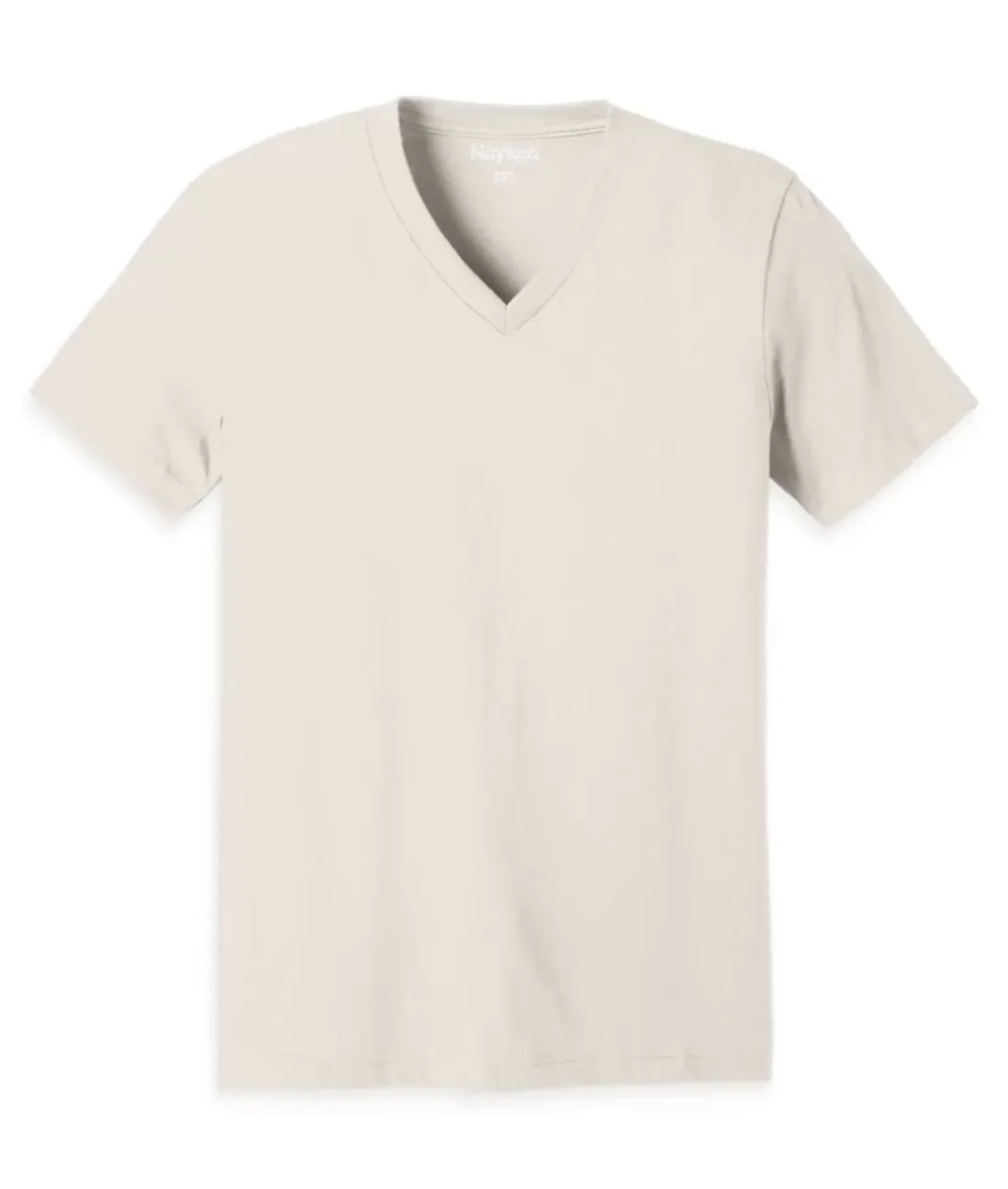 Men Nayked Apparel Shirts>Men'S Classic Cotton Big Short Sleeve V-Neck T-Shirt