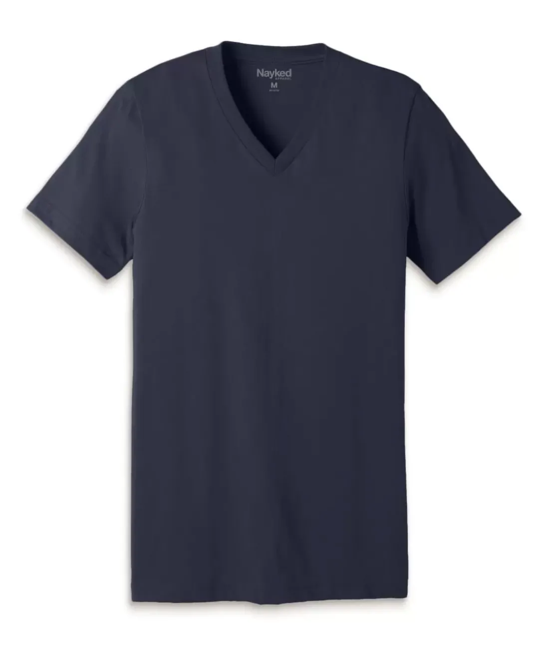 Men Nayked Apparel Shirts>Men'S Classic Cotton Short Sleeve V-Neck T-Shirt