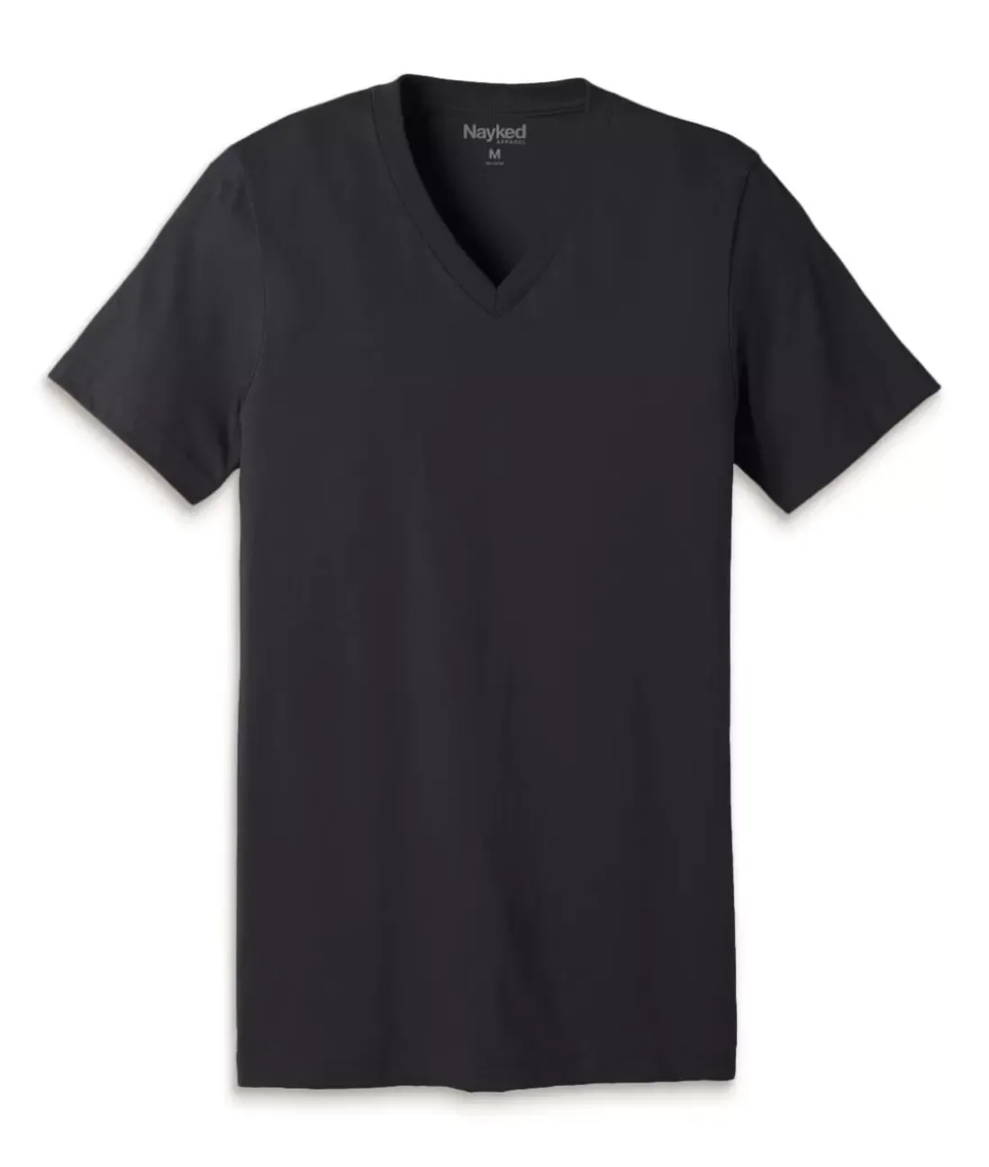 Men Nayked Apparel Shirts>Men'S Classic Cotton Short Sleeve V-Neck T-Shirt