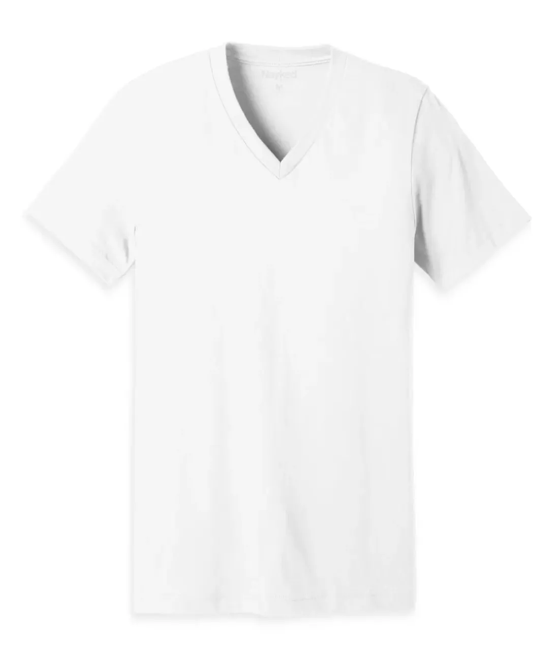 Men Nayked Apparel Shirts>Men'S Classic Cotton Short Sleeve V-Neck T-Shirt