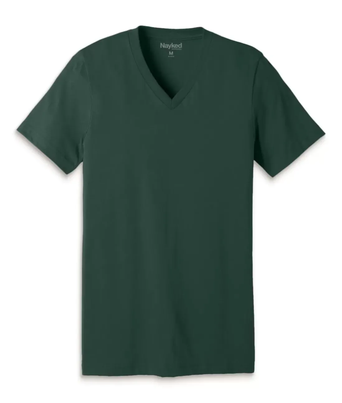 Men Nayked Apparel Shirts>Men'S Classic Cotton Short Sleeve V-Neck T-Shirt
