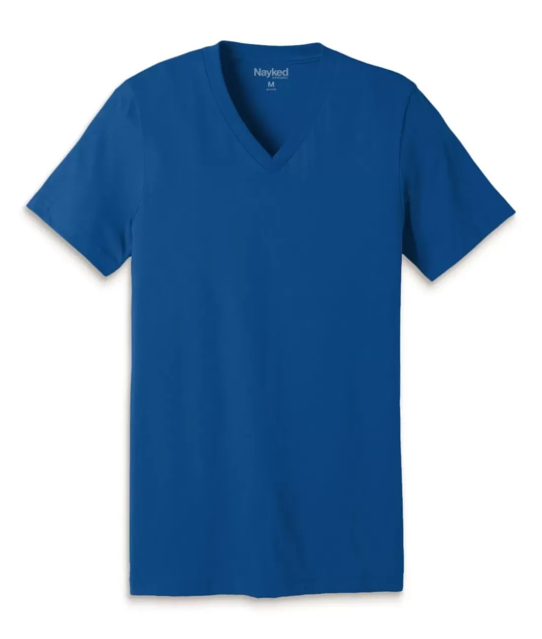 Men Nayked Apparel T-Shirts>Men'S Classic Cotton Short Sleeve V-Neck T-Shirt