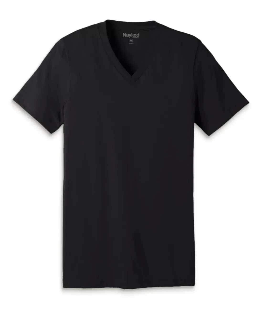 Men Nayked Apparel T-Shirts>Men'S Classic Cotton Short Sleeve V-Neck T-Shirt