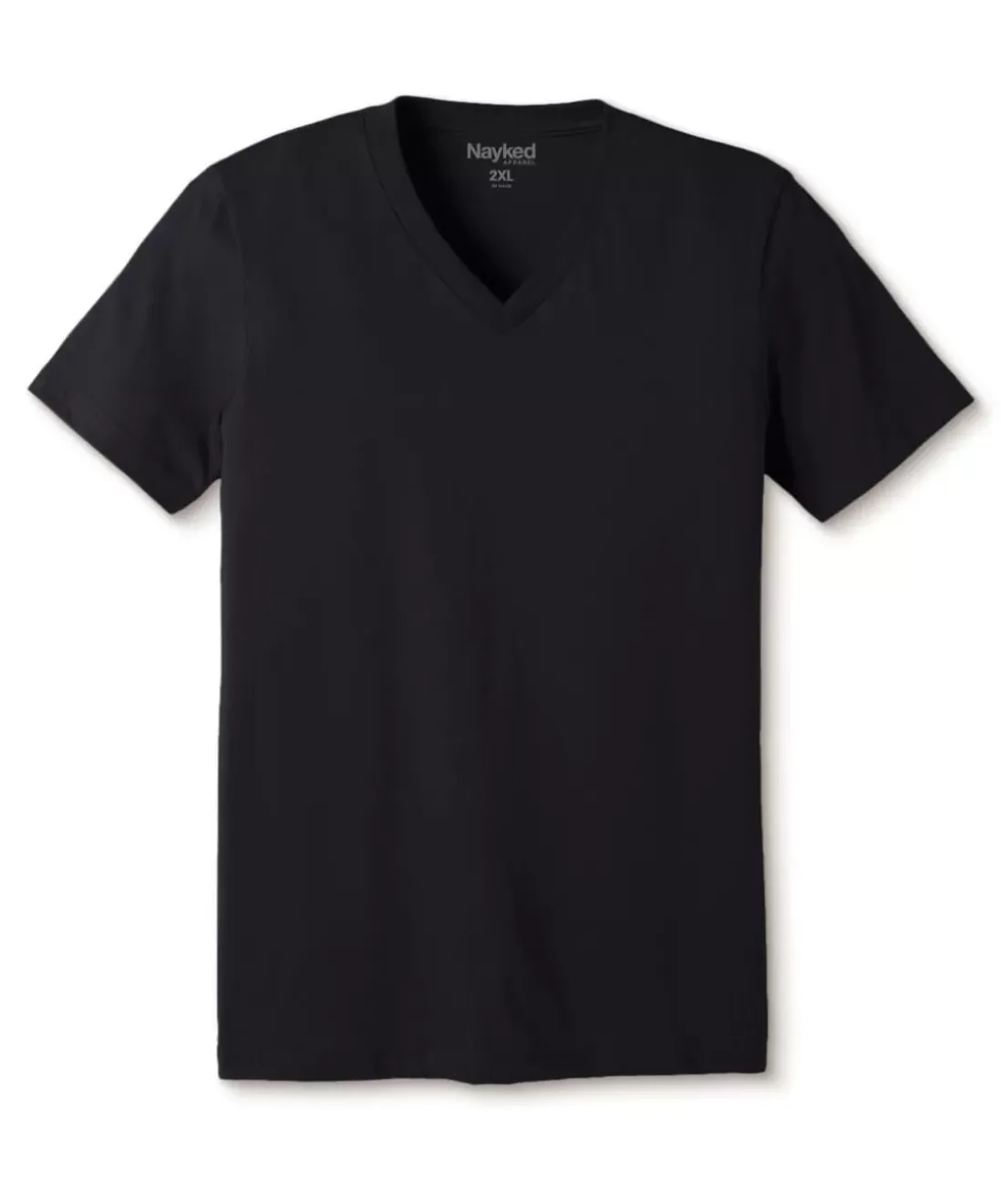 Men Nayked Apparel T-Shirts>Men'S Classic Soft Heathered Big Short Sleeve V-Neck T-Shirt