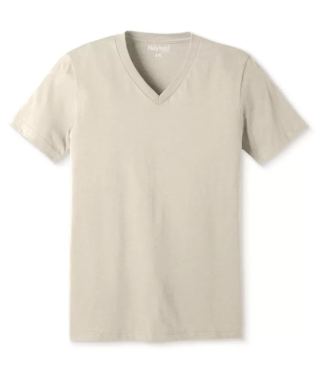 Men Nayked Apparel T-Shirts>Men'S Classic Soft Heathered Big Short Sleeve V-Neck T-Shirt