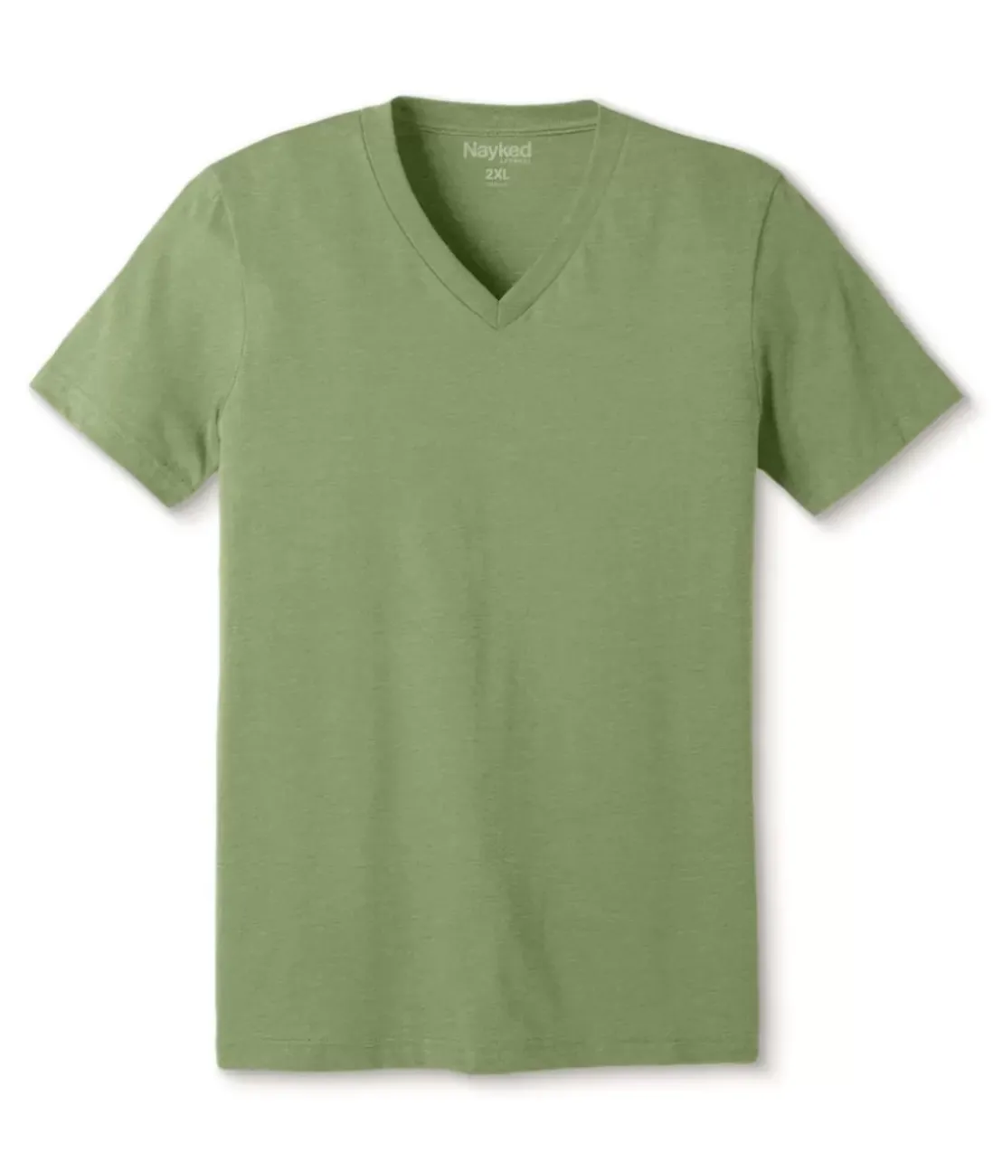 Men Nayked Apparel T-Shirts>Men'S Classic Soft Heathered Big Short Sleeve V-Neck T-Shirt