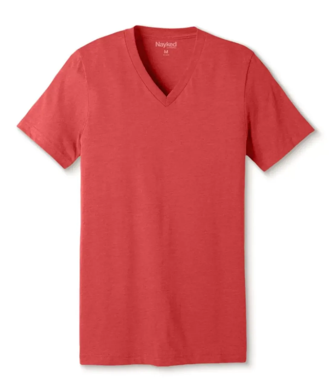 Men Nayked Apparel Shirts>Men'S Classic Soft Heathered Short Sleeve V-Neck T-Shirt