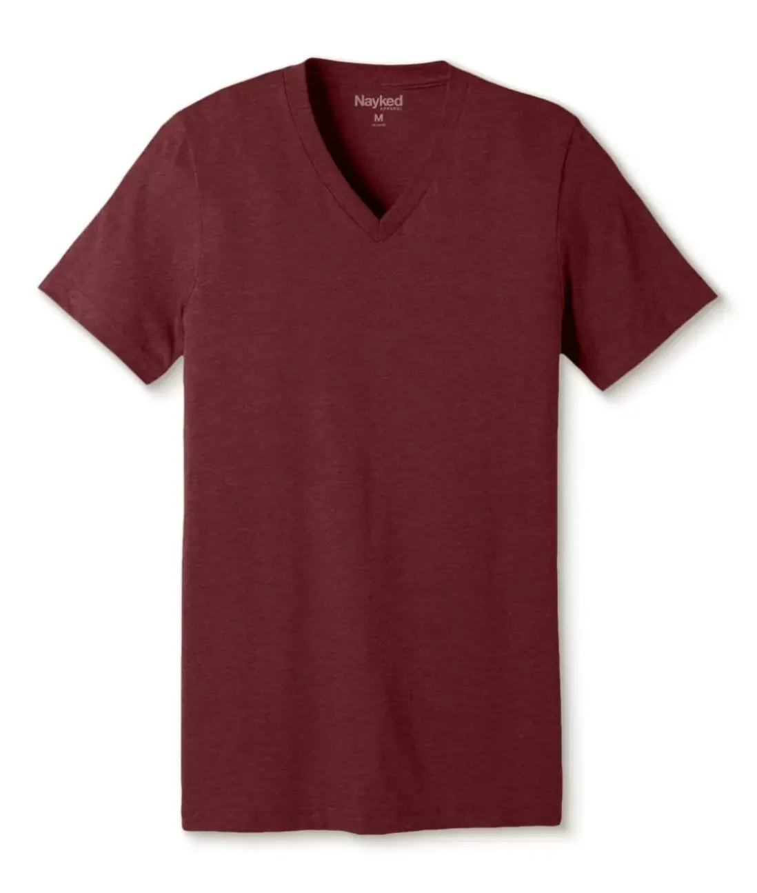Men Nayked Apparel Shirts>Men'S Classic Soft Heathered Short Sleeve V-Neck T-Shirt