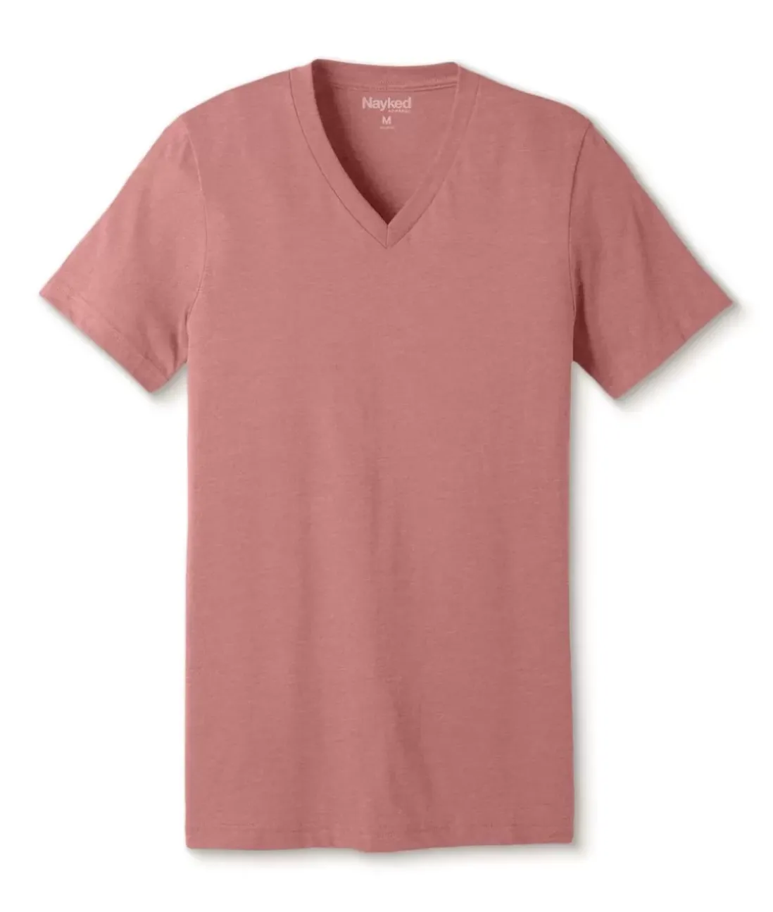 Men Nayked Apparel Shirts>Men'S Classic Soft Heathered Short Sleeve V-Neck T-Shirt