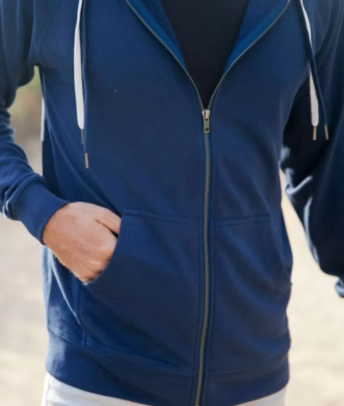 Men Nayked Apparel Hoodies & Sweatshirts>Men'S French Terry Full-Zip Hoodie