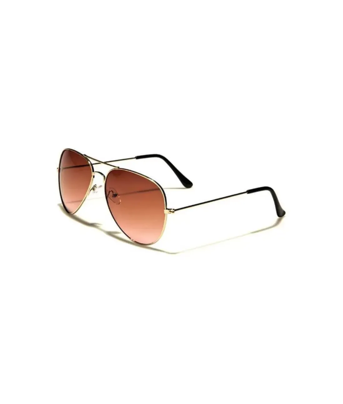 Men Nayked Apparel Accessories>Men'S Gold Aviator Sunglasses, Lifetime Guarantee