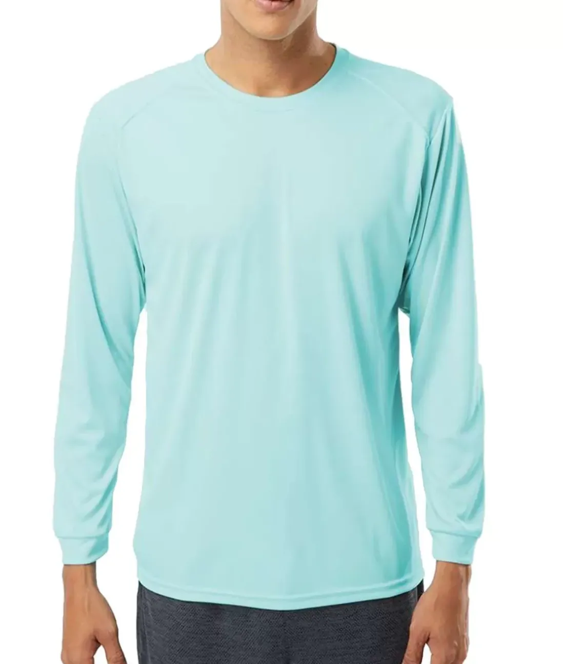 Men Nayked Apparel Swim>Men'S Long Islander Performance Upf Long Sleeve T-Shirt