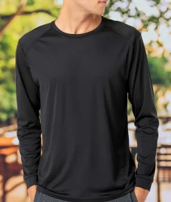 Men Nayked Apparel T-Shirts>Men'S Long Islander Performance Upf Long Sleeve T-Shirt