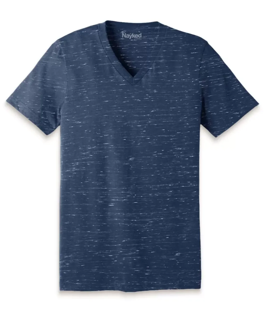 Men Nayked Apparel Shirts>Men'S Marbled Jersey V-Neck T-Shirt