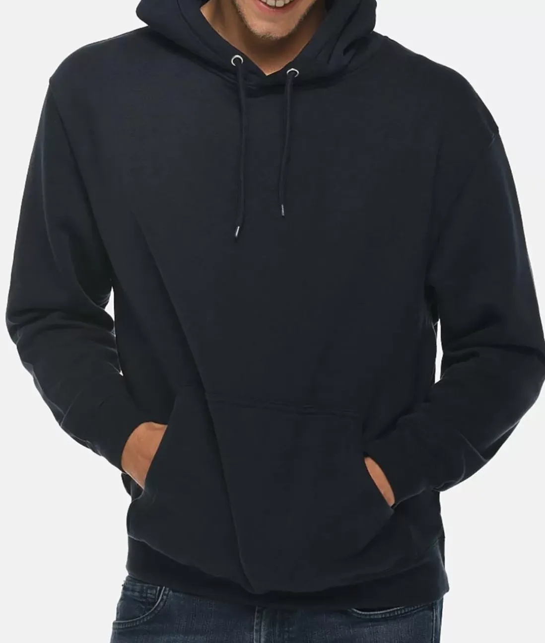Men Nayked Apparel Shirts>Men'S Midweight Premium Soft Pullover Sweatshirt Hoodie