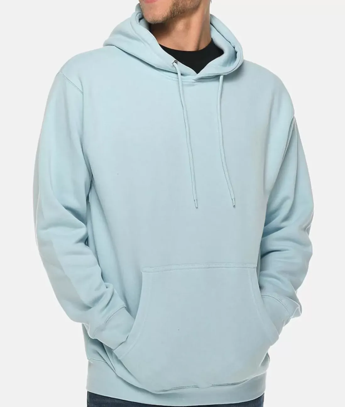 Men Nayked Apparel Shirts>Men'S Midweight Premium Soft Pullover Sweatshirt Hoodie