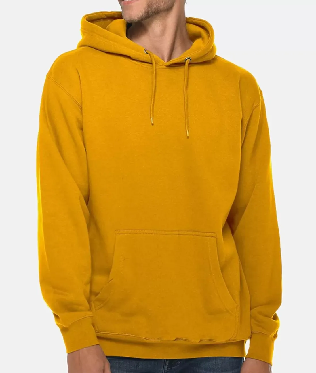 Men Nayked Apparel Shirts>Men'S Midweight Premium Soft Pullover Sweatshirt Hoodie