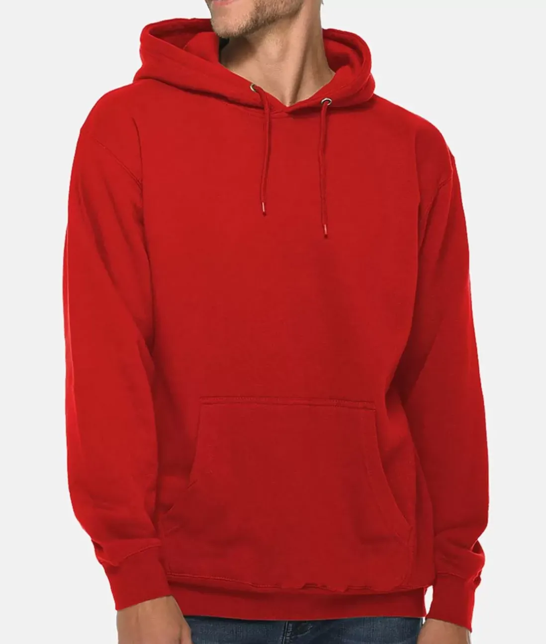 Men Nayked Apparel Hoodies & Sweatshirts>Men'S Midweight Premium Soft Pullover Sweatshirt Hoodie
