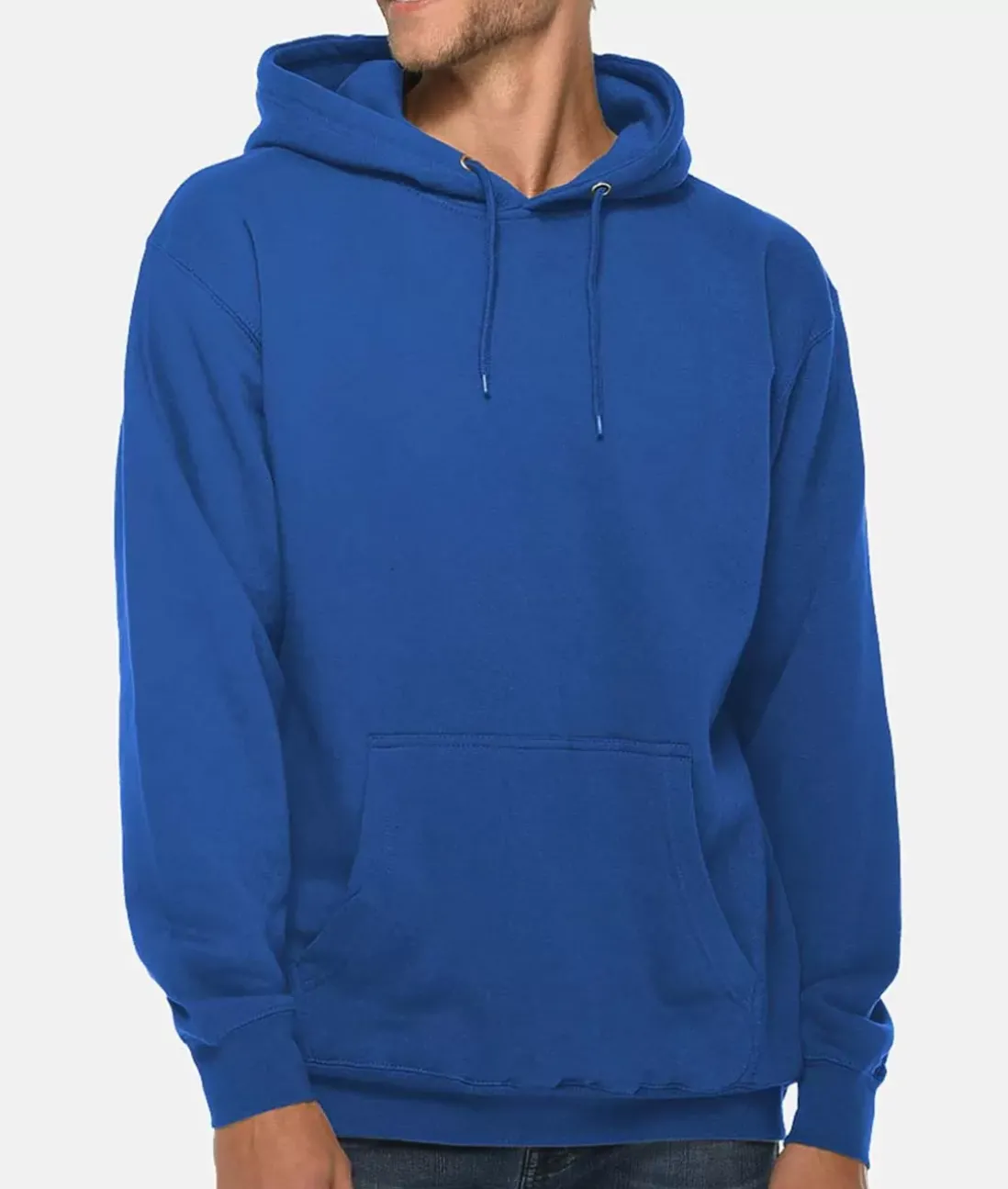 Men Nayked Apparel Hoodies & Sweatshirts>Men'S Midweight Premium Soft Pullover Sweatshirt Hoodie