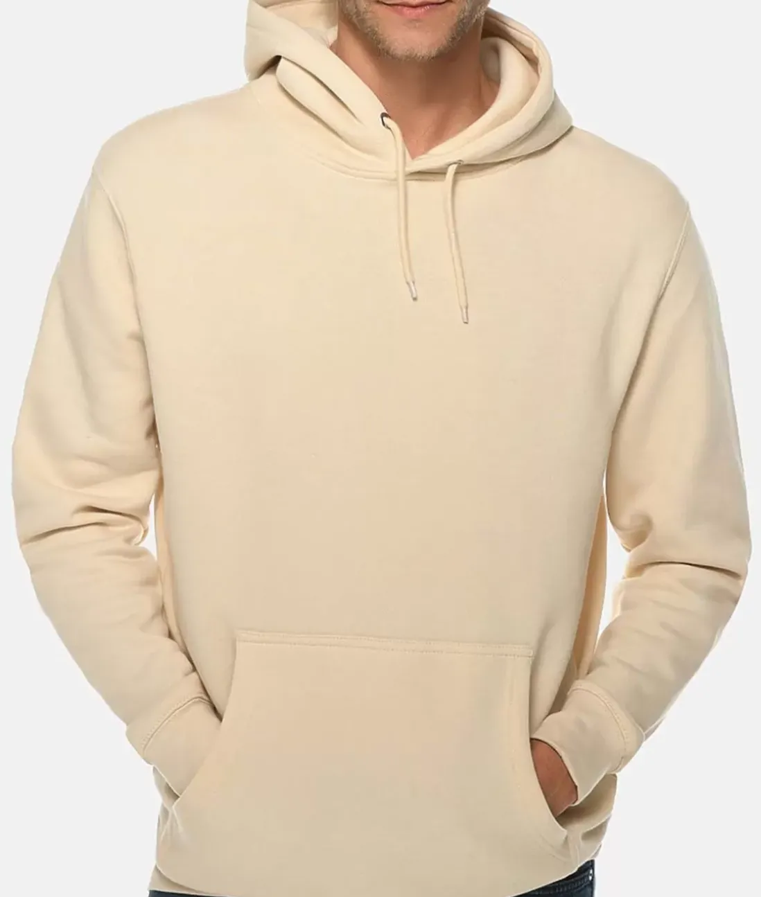 Men Nayked Apparel Hoodies & Sweatshirts>Men'S Midweight Premium Soft Pullover Sweatshirt Hoodie