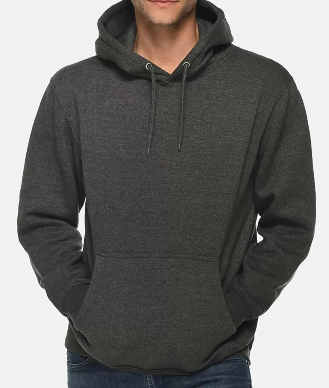 Men Nayked Apparel Hoodies & Sweatshirts>Men'S Midweight Premium Soft Pullover Sweatshirt Hoodie