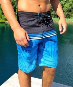 Men Nayked Apparel Swim>Men'S Palm Tree Board Short/Discontinued