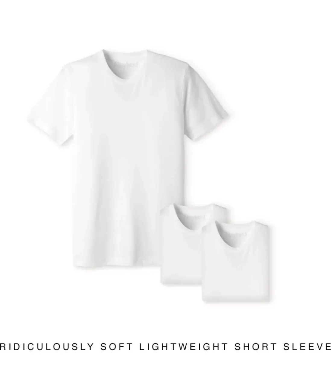 Men Nayked Apparel T-Shirts>Men'S 3Pk Ridiculously Soft Lightweight Crew Neck T-Shirt