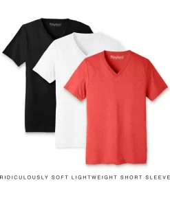 Men Nayked Apparel T-Shirt Packs>Men'S 3Pk Ridiculously Soft Lightweight V-Neck T-Shirt Favorites