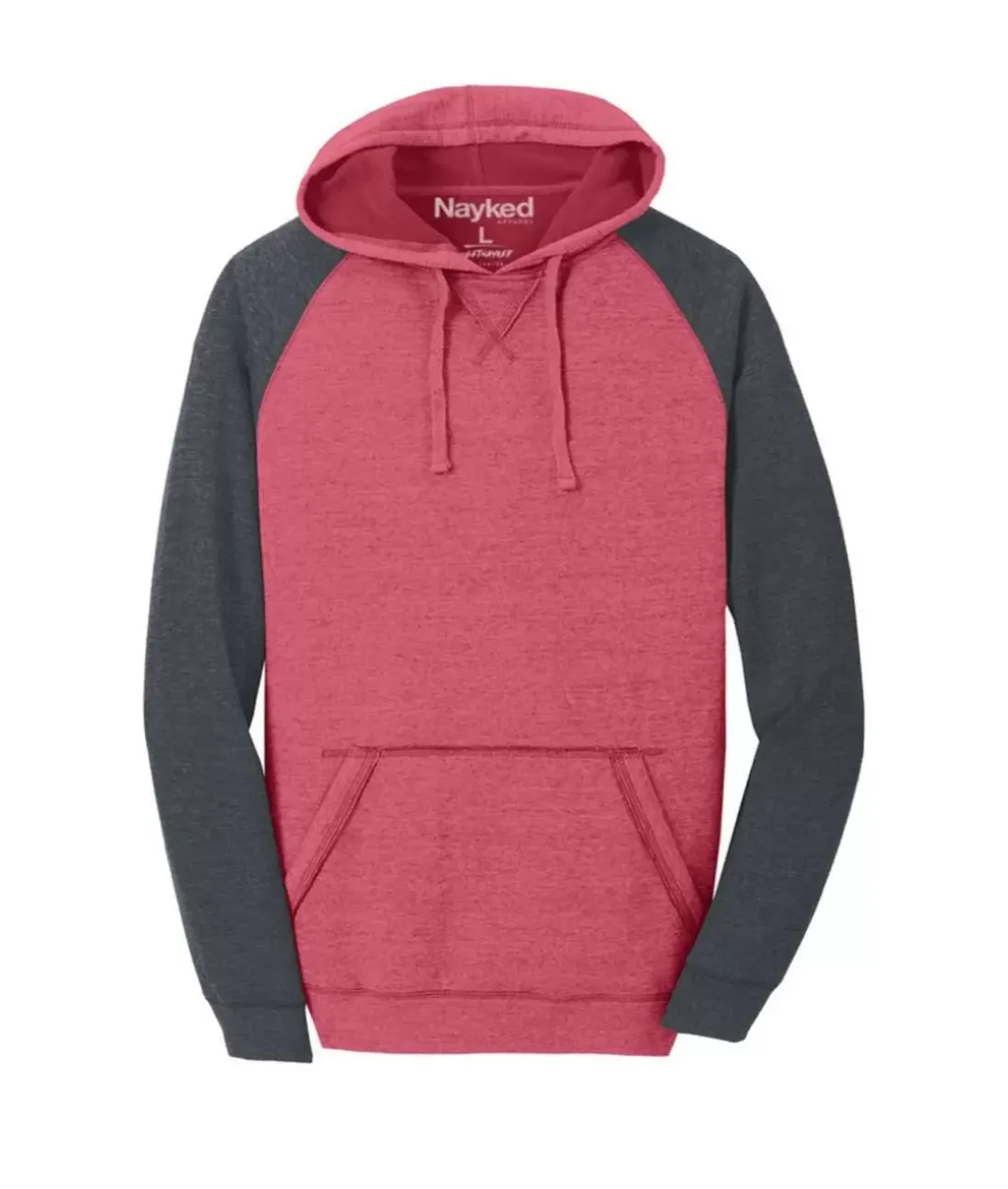 Men Nayked Apparel Hoodies & Sweatshirts>Men'S Ridiculously Soft Big Fleece Raglan Hoodie