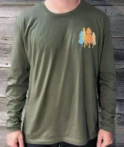 Men Nayked Apparel Shirts>Men'S Ridiculously Soft Cotton Long Sleeve Graphic Tee | Take A Hike