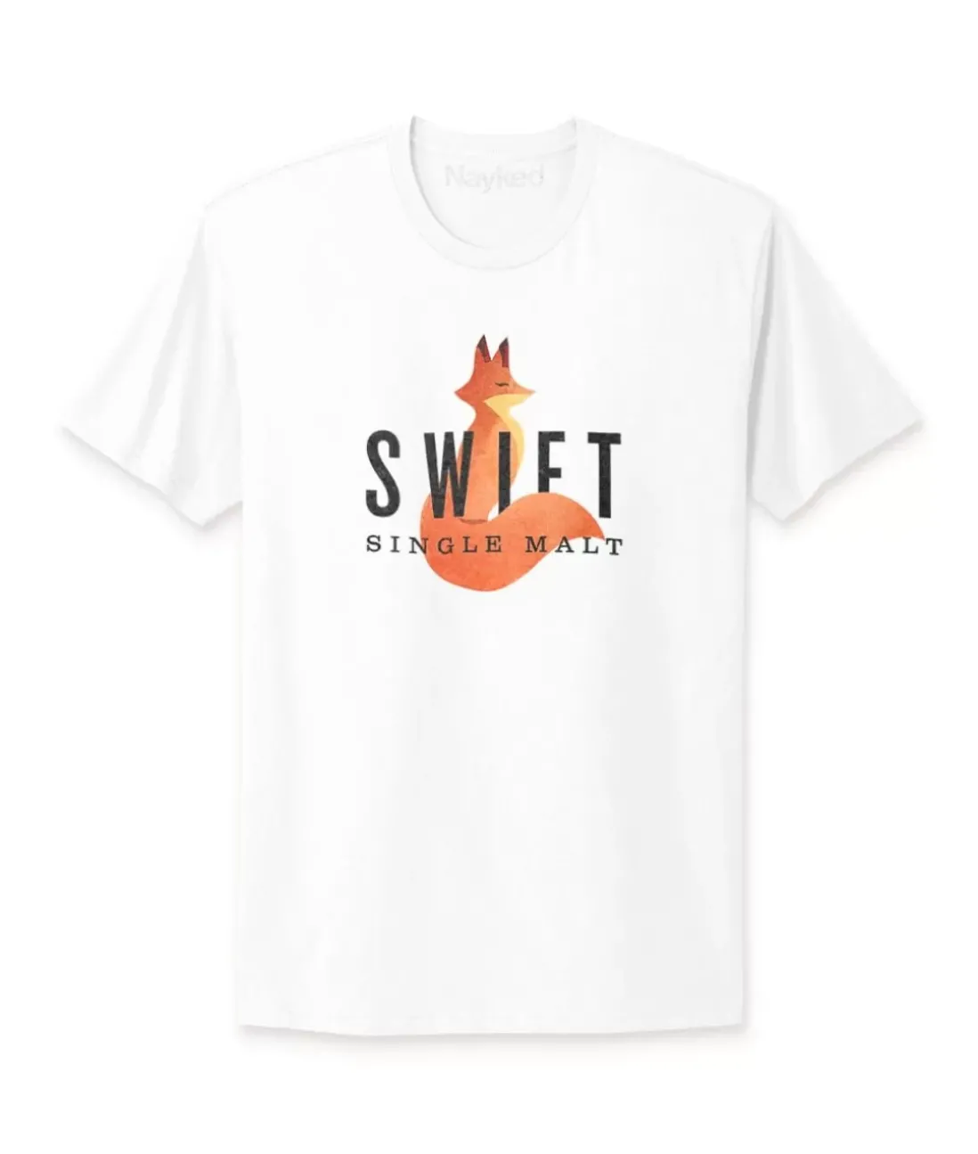 Men Nayked Apparel T-Shirts>Men'S Ridiculously Soft Cotton Graphic Tee | Swift Single Malt