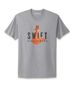 Men Nayked Apparel Shirts>Men'S Ridiculously Soft Cotton Graphic Tee | Swift Single Malt
