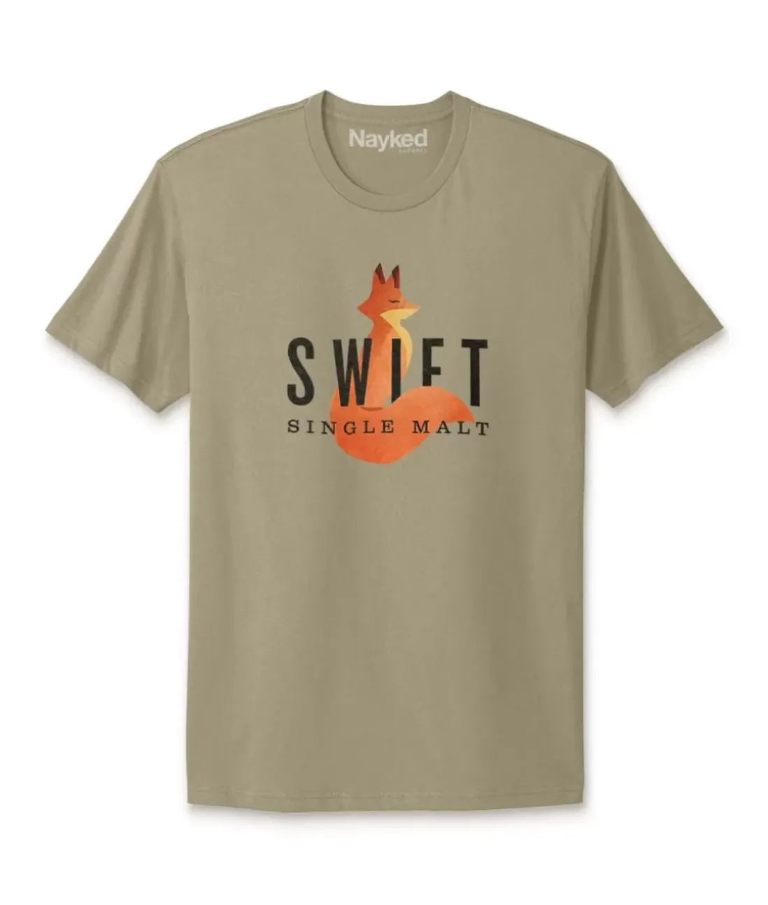 Women Nayked Apparel T-Shirts>Men'S Ridiculously Soft Cotton Graphic Tee | Swift Single Malt