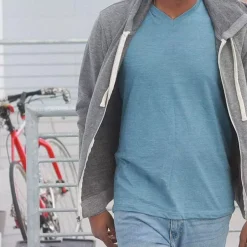 Men Nayked Apparel Shirts>Men'S Ridiculously Soft Fleece Full-Zip Hoodie