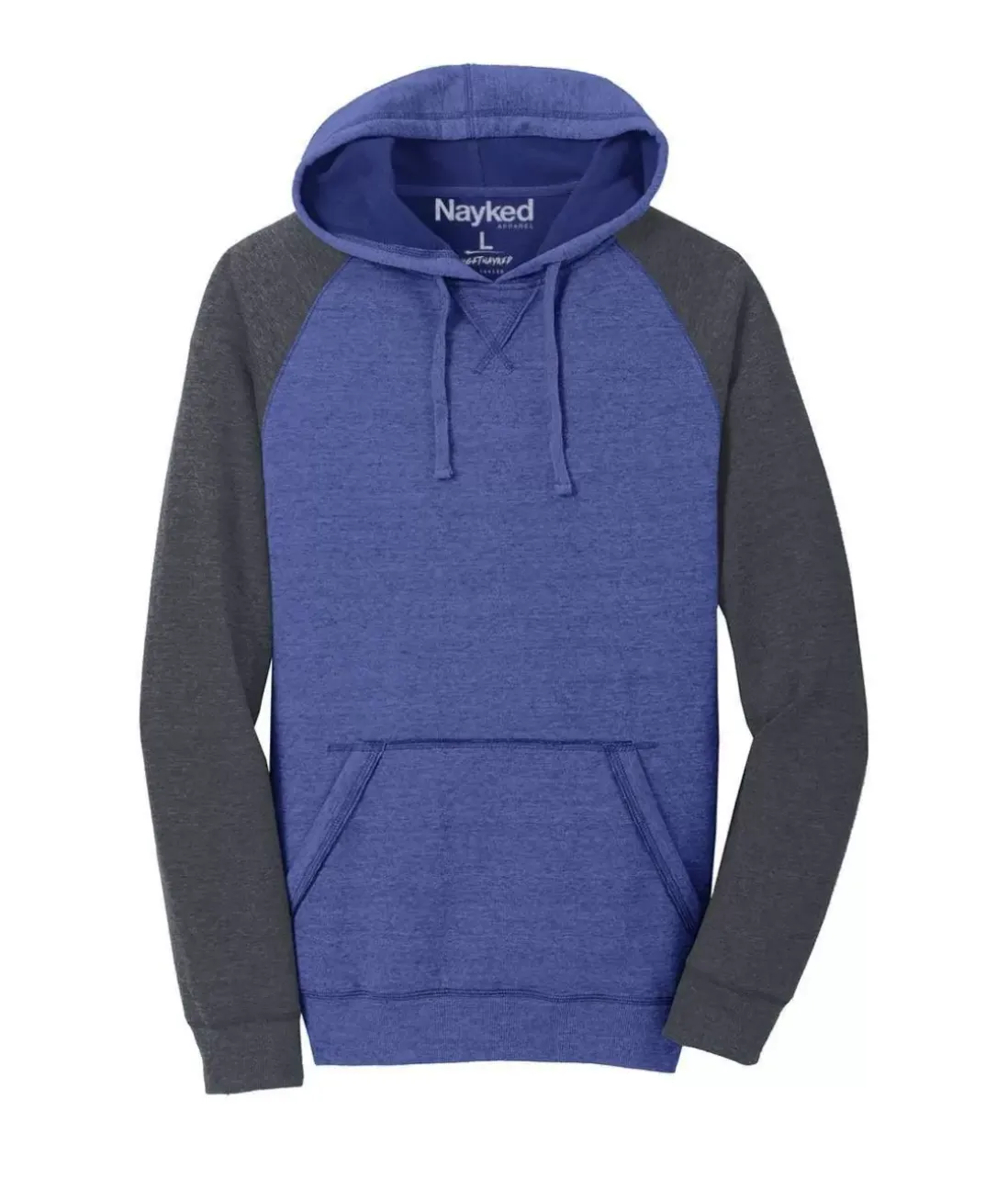 Men Nayked Apparel Shirts>Men'S Ridiculously Soft Fleece Raglan Hoodie