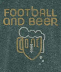 Men Nayked Apparel Shirts>Men'S Ridiculously Soft Fleece Graphic Pullover Sweatshirt | Football And Beer