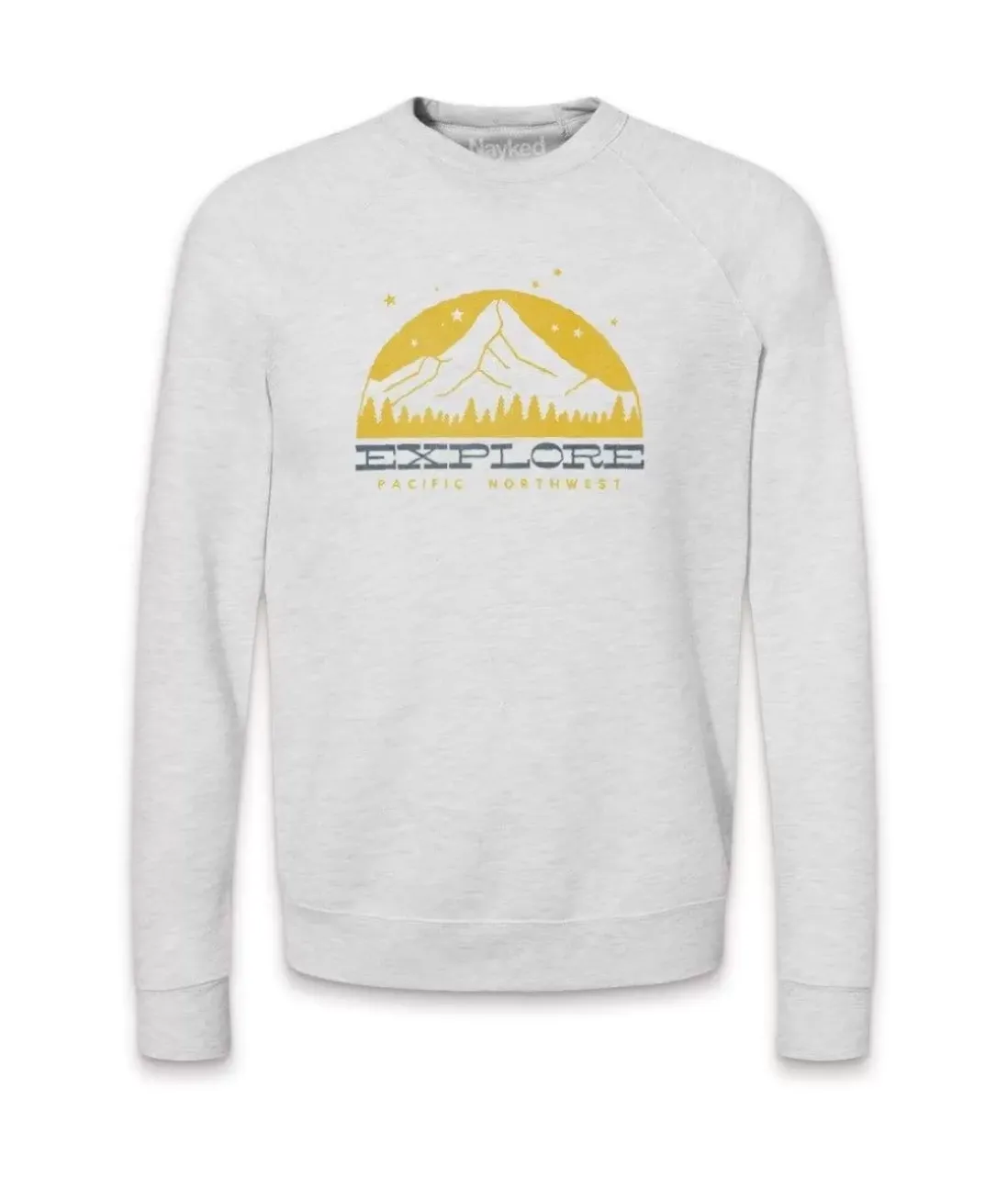 Men Nayked Apparel Hoodies & Sweatshirts>Men'S Ridiculously Soft Fleece Pullover Graphic Sweatshirt | Explore