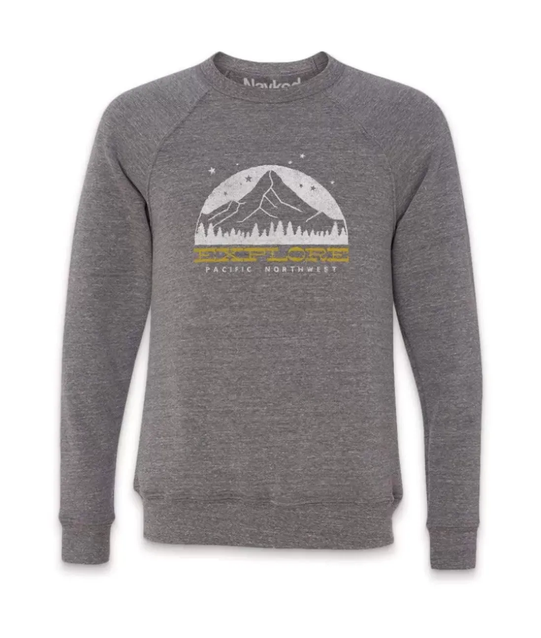 Men Nayked Apparel Shirts>Men'S Ridiculously Soft Fleece Pullover Graphic Sweatshirt | Explore