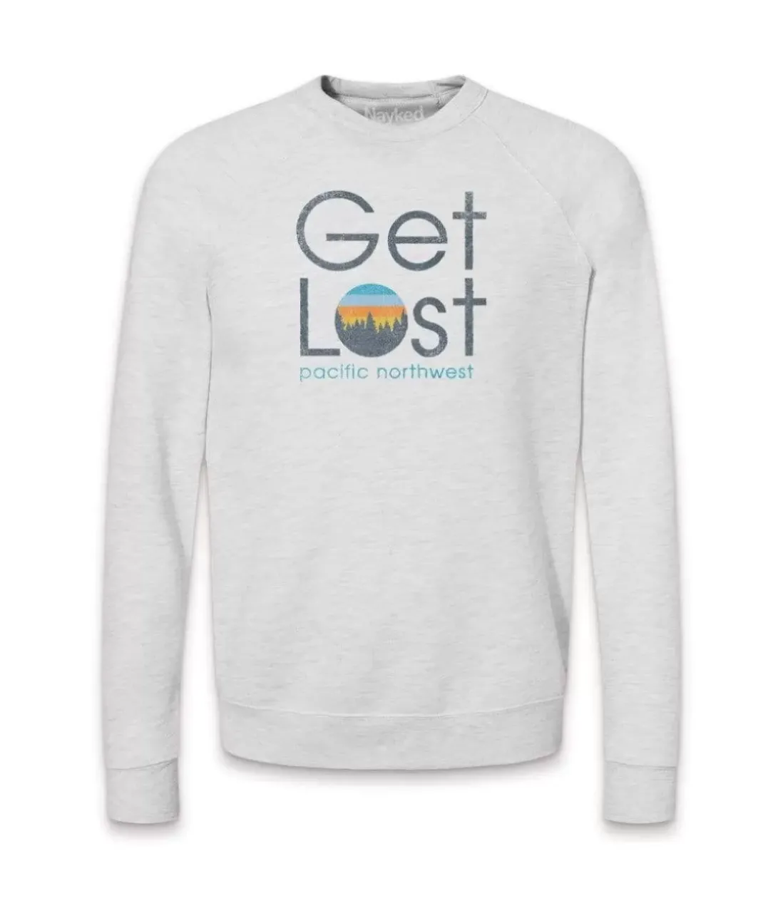 Men Nayked Apparel Hoodies & Sweatshirts>Men'S Ridiculously Soft Fleece Pullover Graphic Sweatshirt | Get Lost