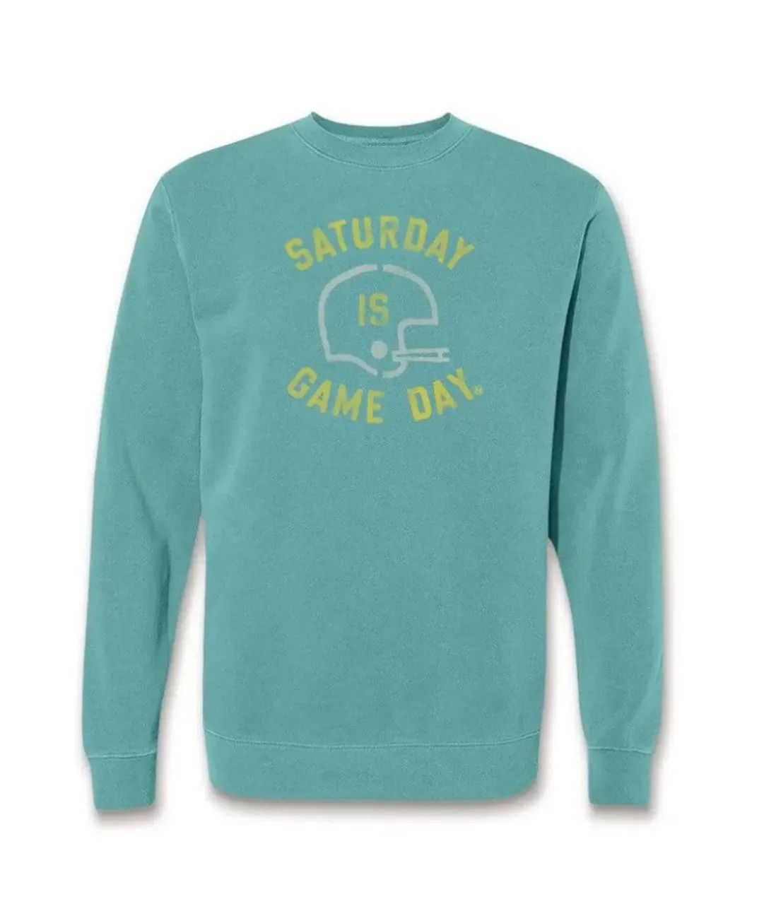 Men Nayked Apparel Shirts>Men'S Ridiculously Soft Heavyweight Fleece Graphic Pullover Sweatshirt | Saturday Is Game Day