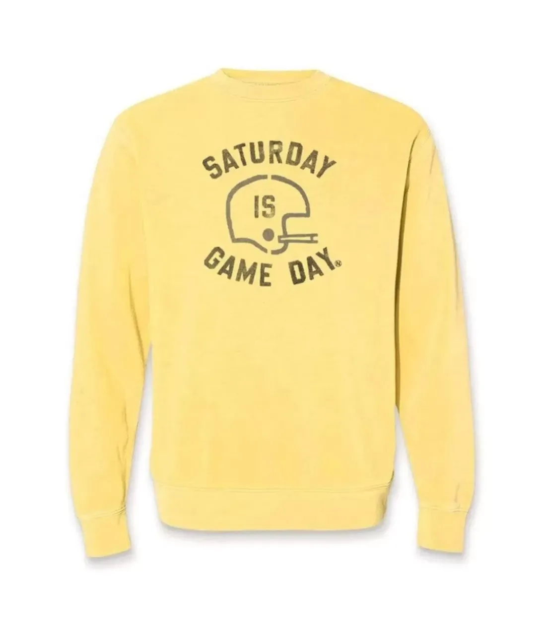 Men Nayked Apparel Shirts>Men'S Ridiculously Soft Heavyweight Fleece Graphic Pullover Sweatshirt | Saturday Is Game Day