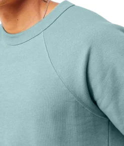 Men Nayked Apparel Hoodies & Sweatshirts>Men'S Ridiculously Soft Lightweight Heathered Fleece Pullover Sweatshirt