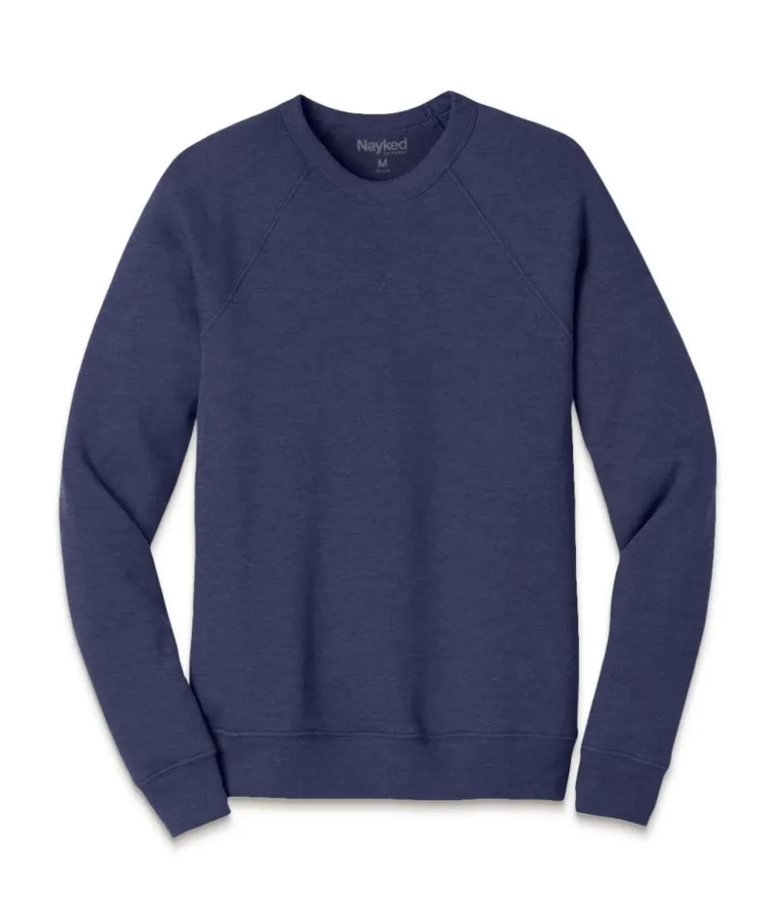 Men Nayked Apparel Hoodies & Sweatshirts>Men'S Ridiculously Soft Lightweight Heathered Fleece Pullover Sweatshirt