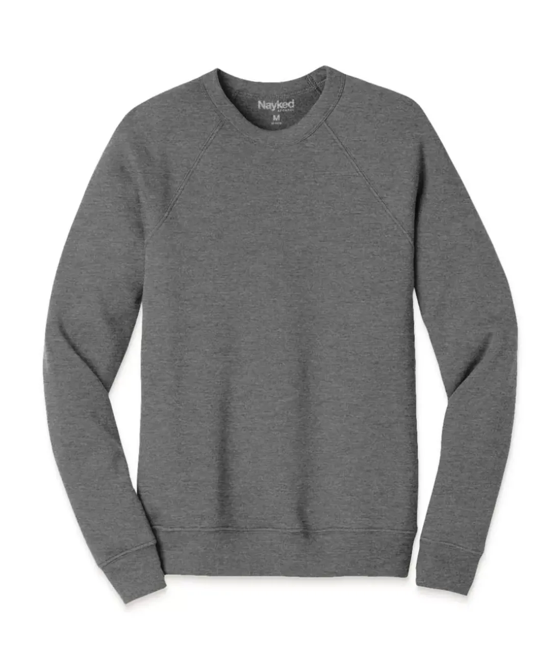 Men Nayked Apparel Hoodies & Sweatshirts>Men'S Ridiculously Soft Lightweight Heathered Fleece Pullover Sweatshirt