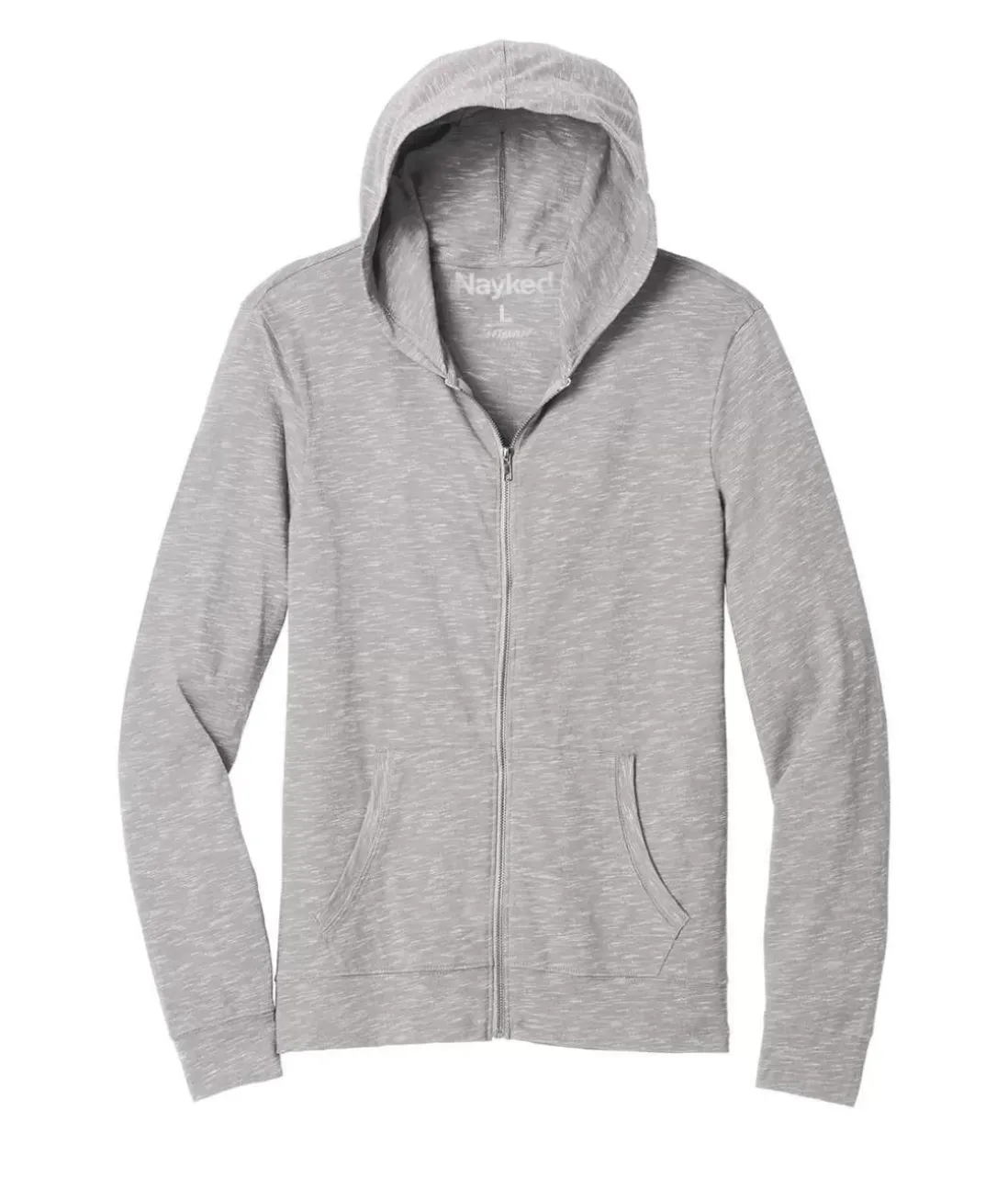 Men Nayked Apparel Shirts>Men'S Ridiculously Soft Lightweight Full-Zip Hoodie